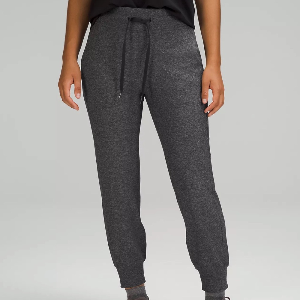 Lulu lemon ready to Rulu high rise full length joggers dark grey